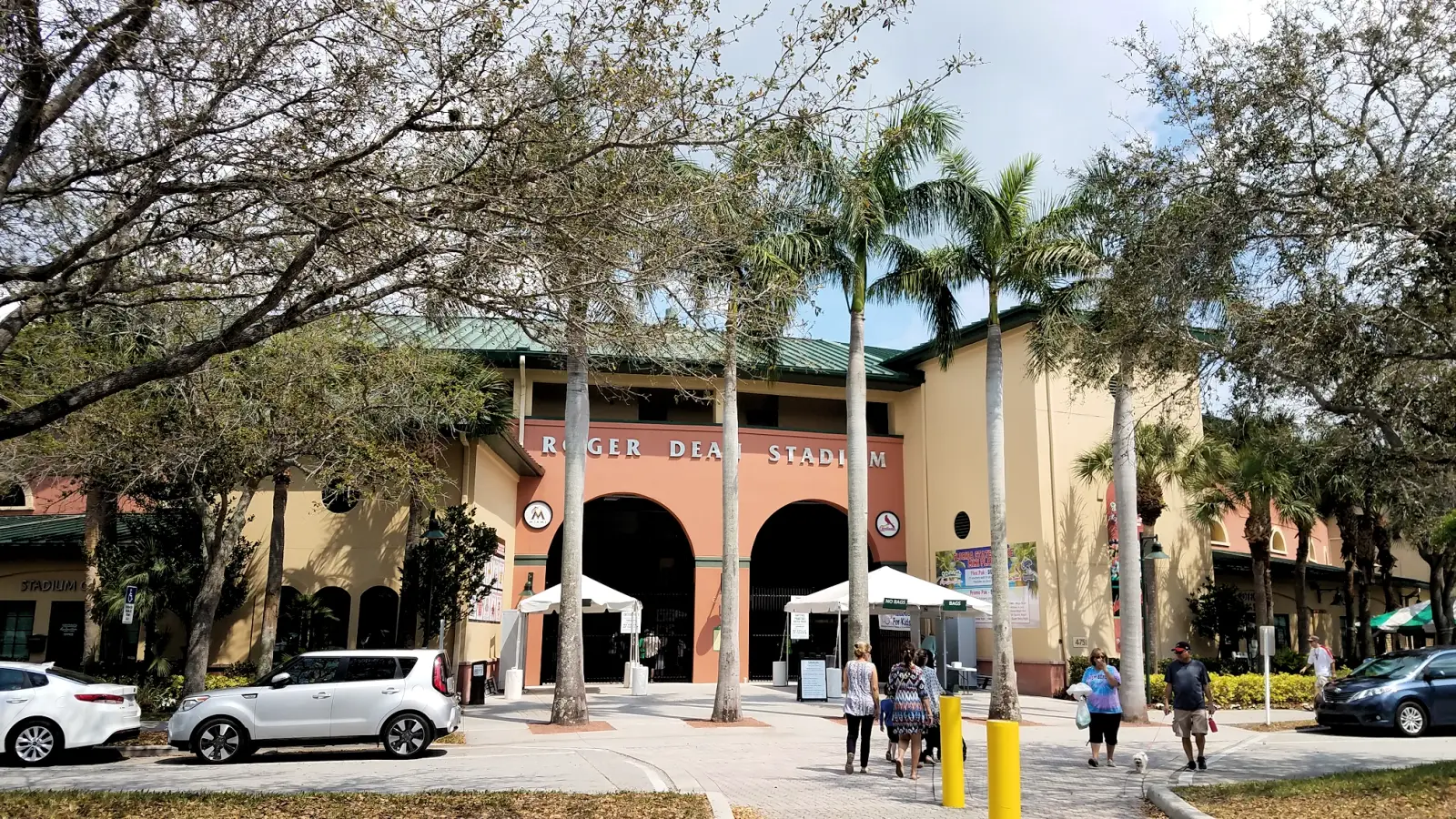 Roger Dean Chevrolet Stadium is used by the Florida Marlins and St Louis Cardinal baseball teams for Spring Training.