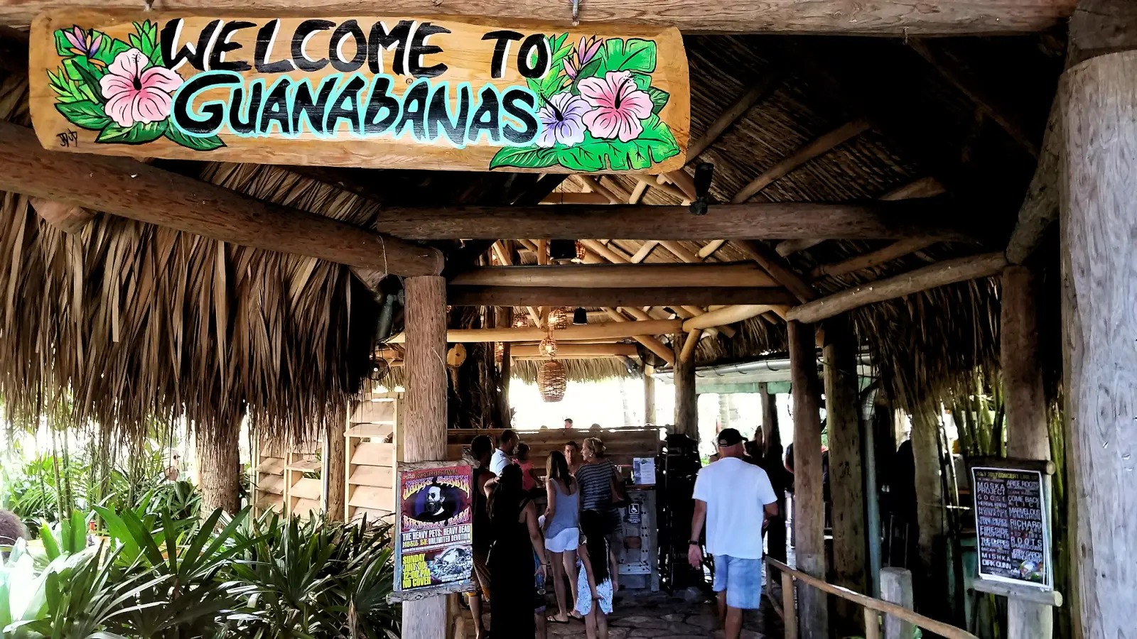 Popular Guanabanas restaurant on the Intercoastal waterway