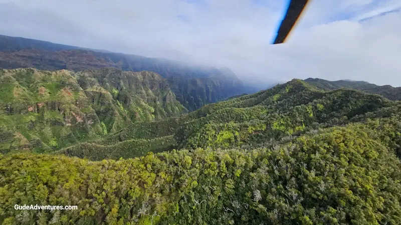 The valley which leads to Jurassic Park Falls