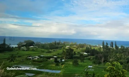 View of the farms on KeAnae Point