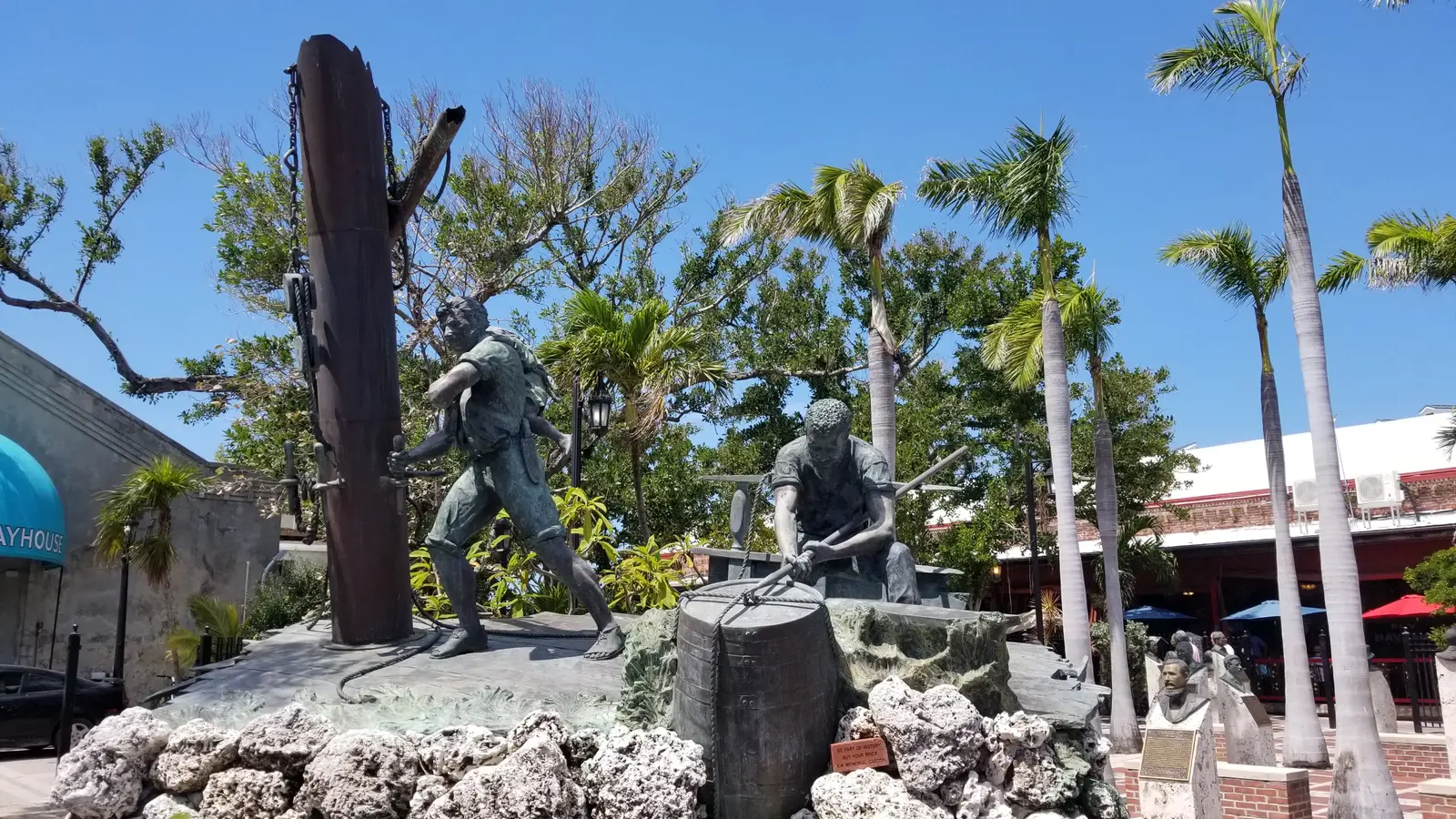 Key West Historic memorial sculpture
