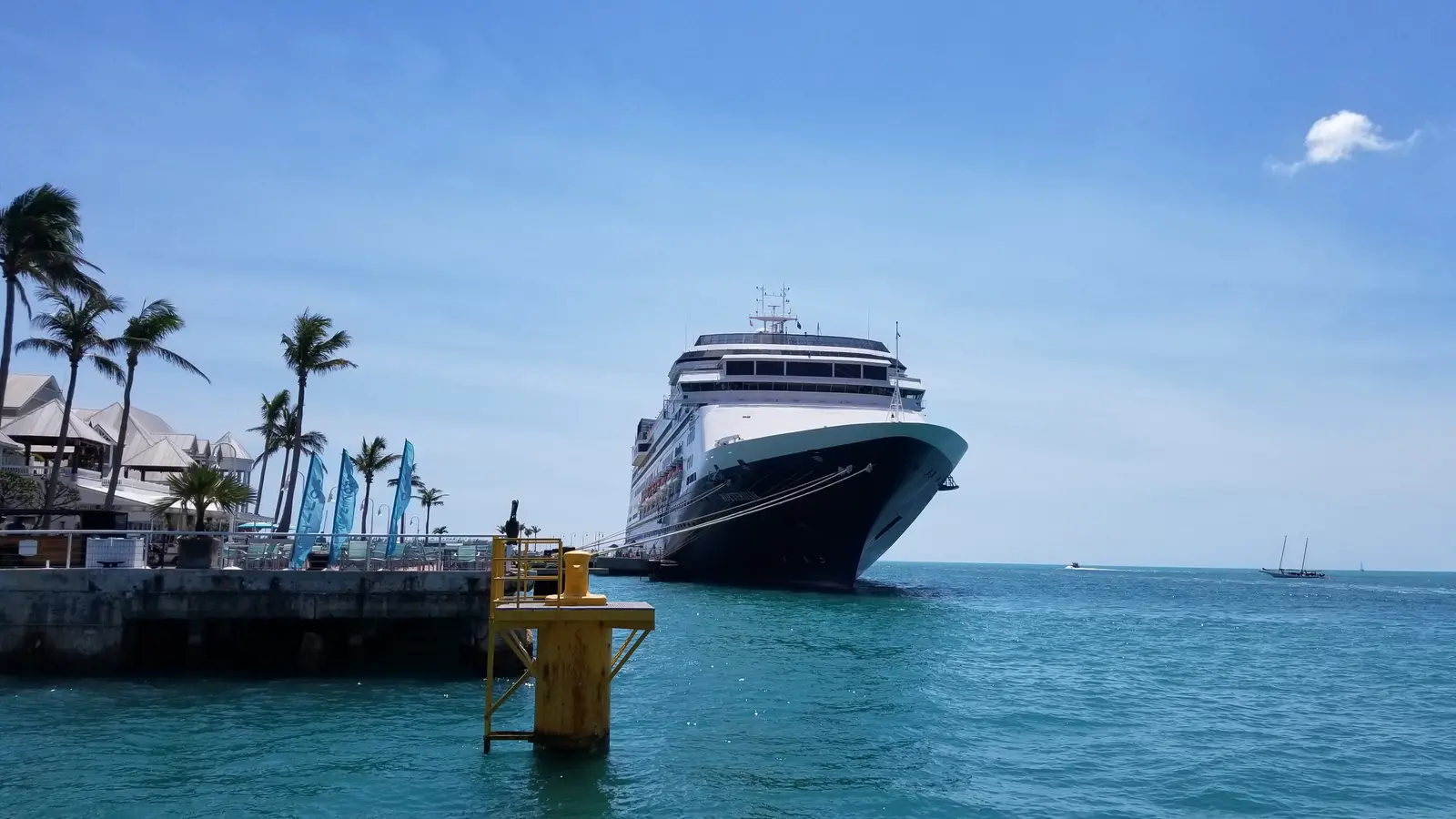 Cruise ship dock in Key West.
