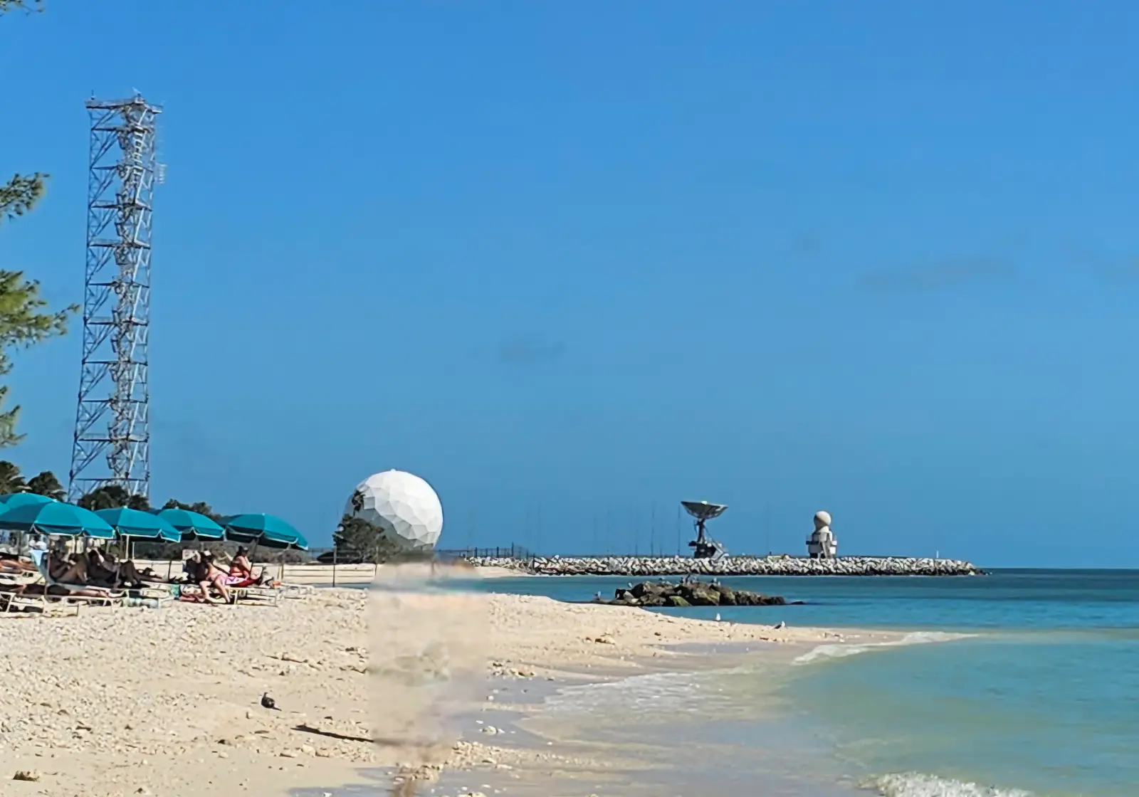 Straw Hat Beach and Whitehead Spit. Whitehead Spit is the true southernmost point of Key West.