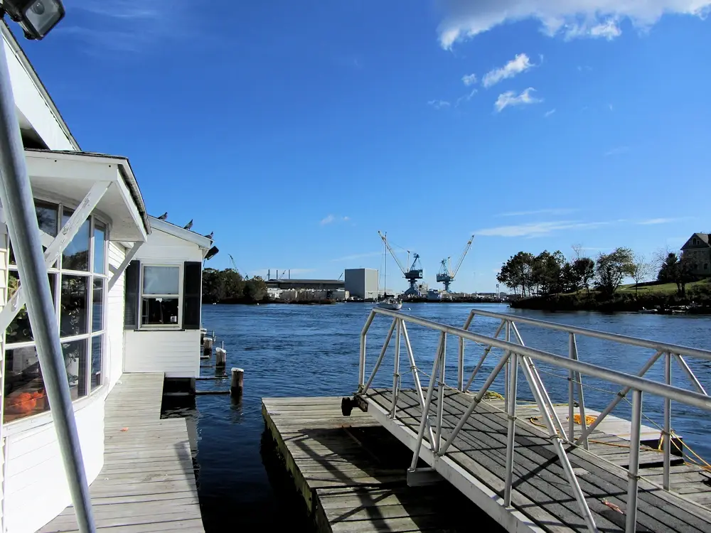View towards Wattlebury Island and the Piscataqua River