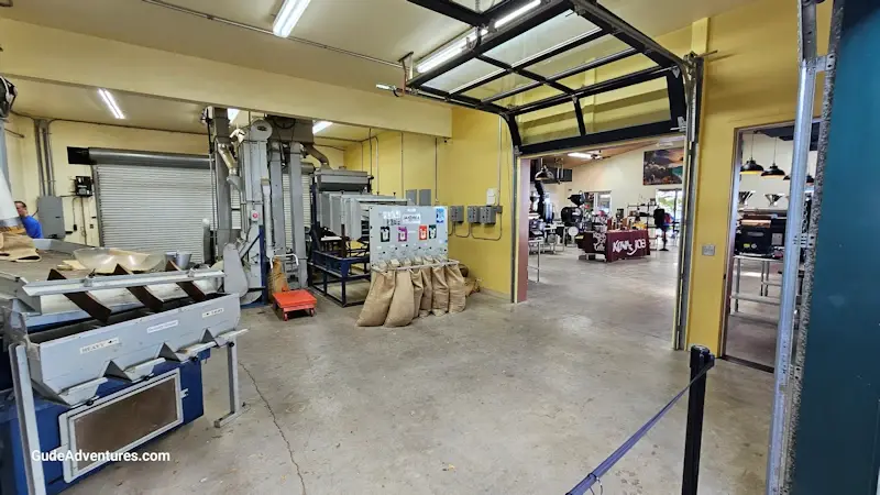 Kona Joe coffee farm production facility