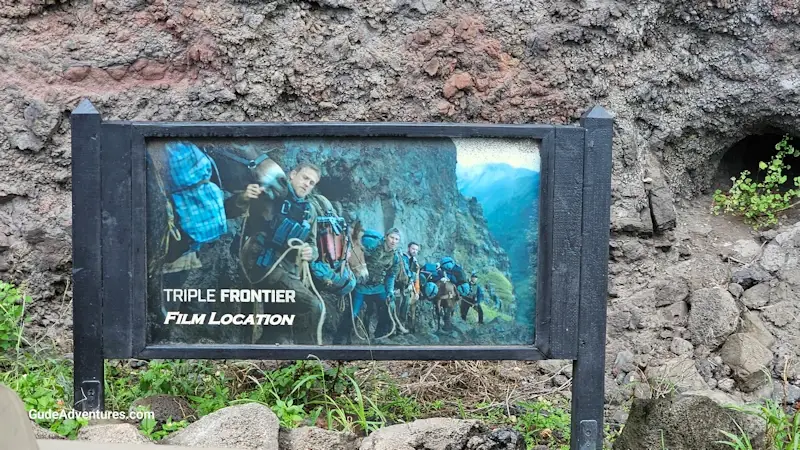 Triple Frontier film location.