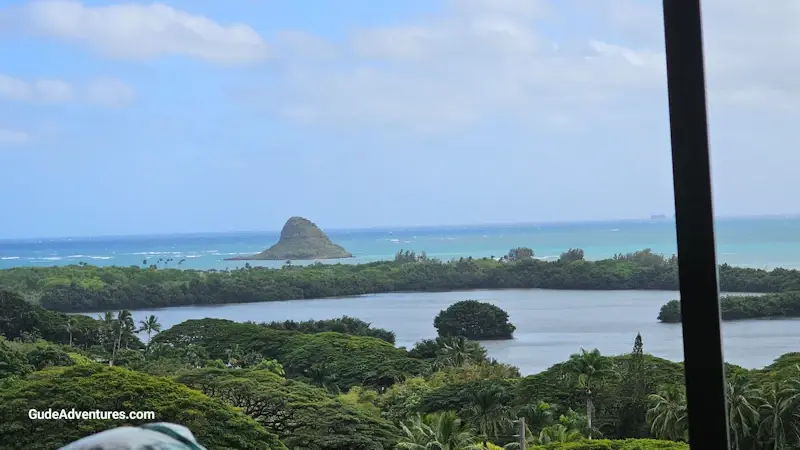 Molii is an 800-year old ancient Hawaiian fishpond and the island of Mokolii 
