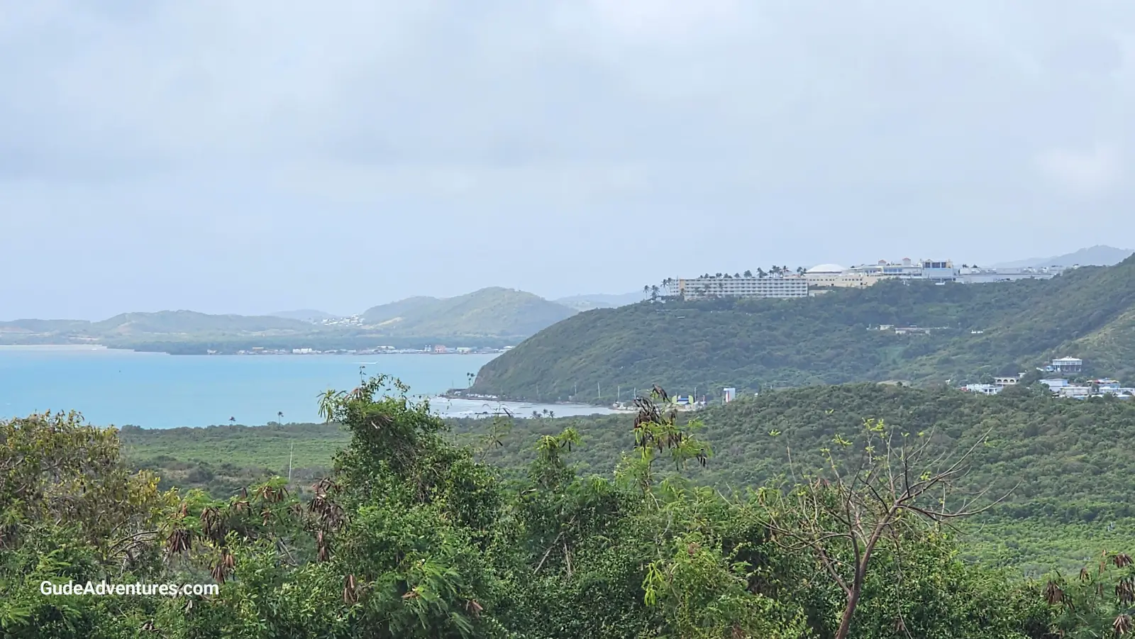 View to the southeast from the  La Cabeza de San Juan lighthouse