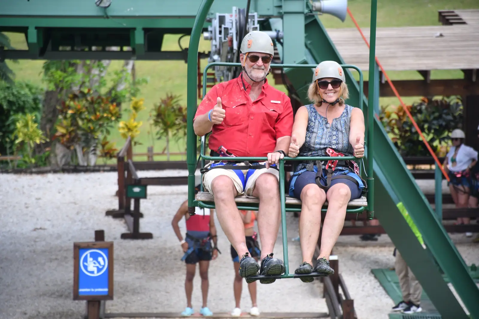 Chairlift to the top of the mountain
