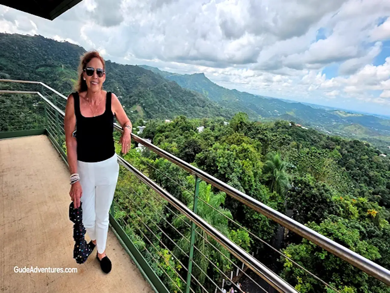 Top of the La Marquesa Forest Park observation tower