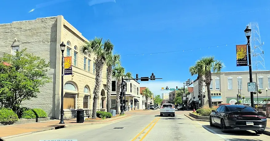 Ryan Street in Downtown Lake Charles.