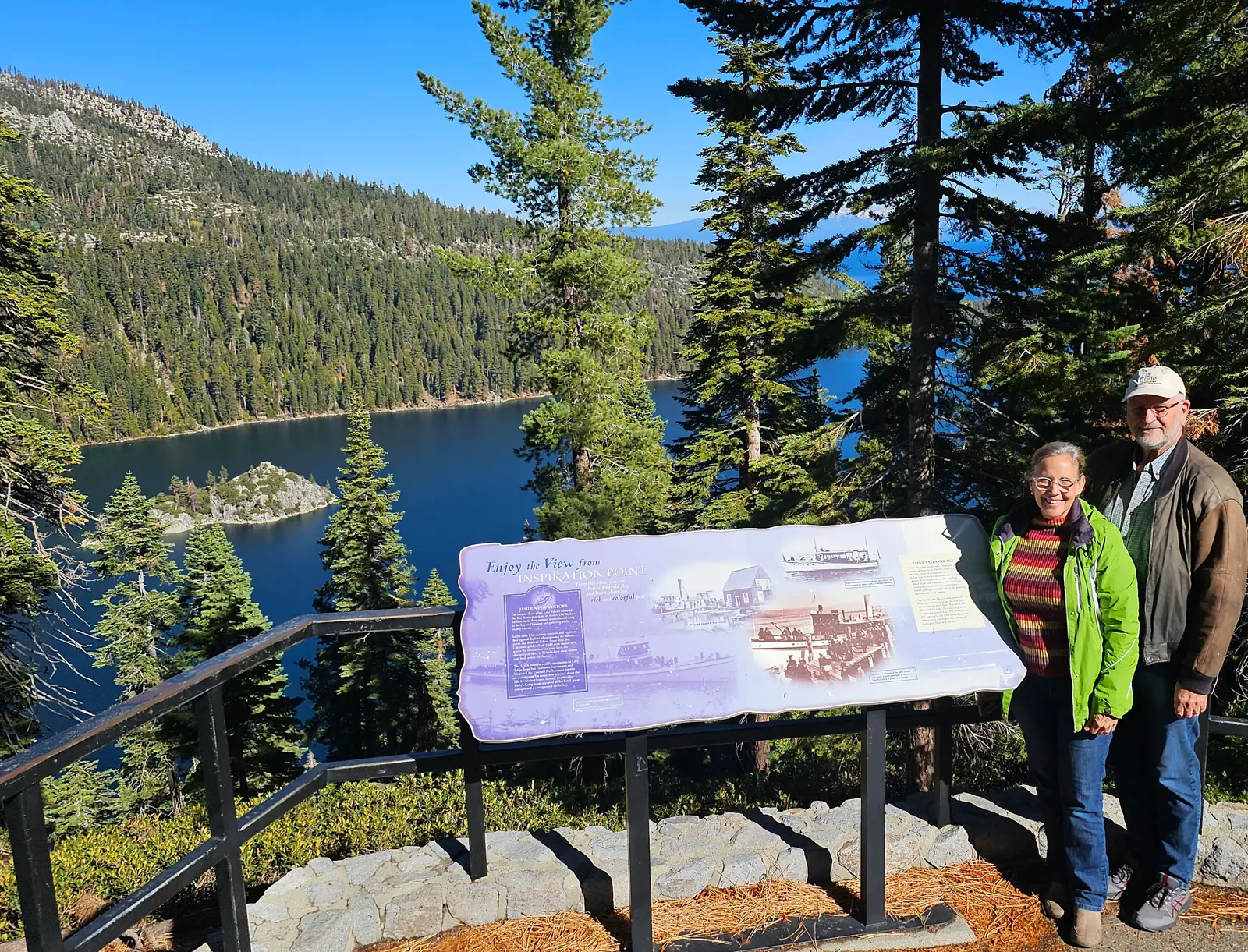 Inspiration Point overlooking Emerald Bay