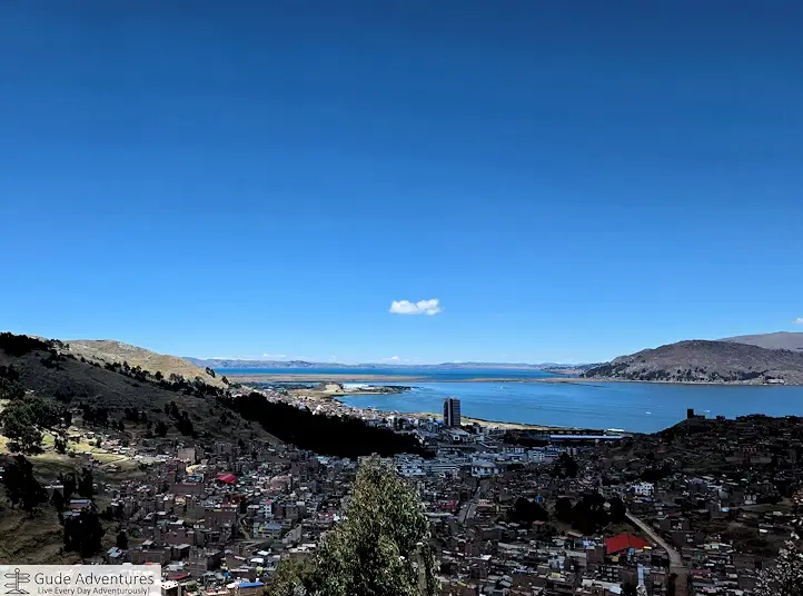 View of Lake Titicaca from Puno