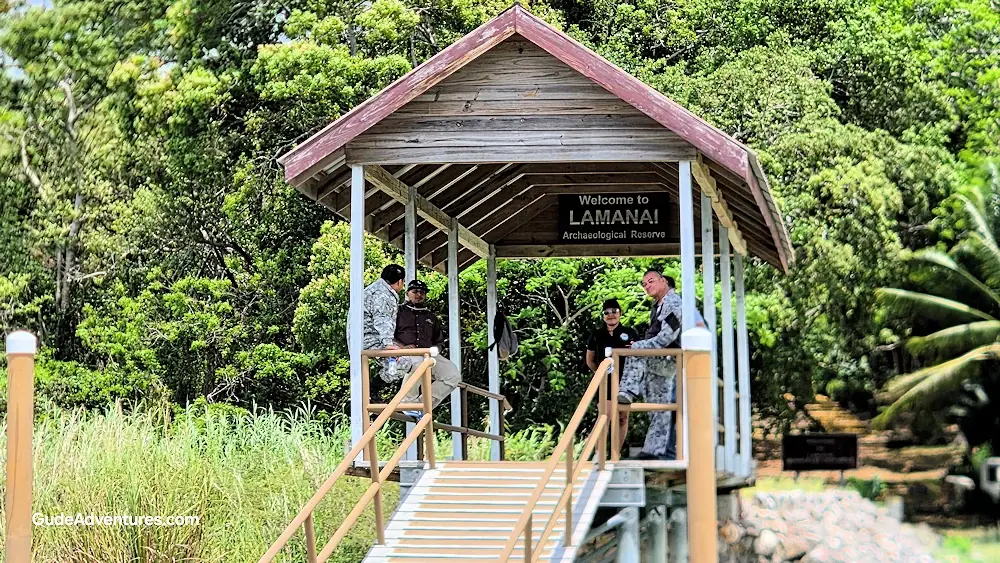 The Entrance to Lamanai Archeological Reserve from the New River