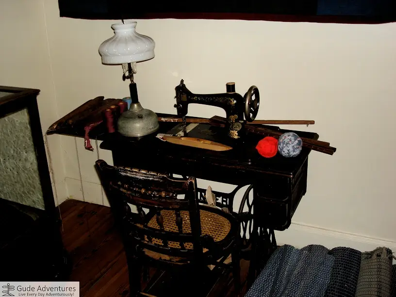 Sewing machine in Amish home