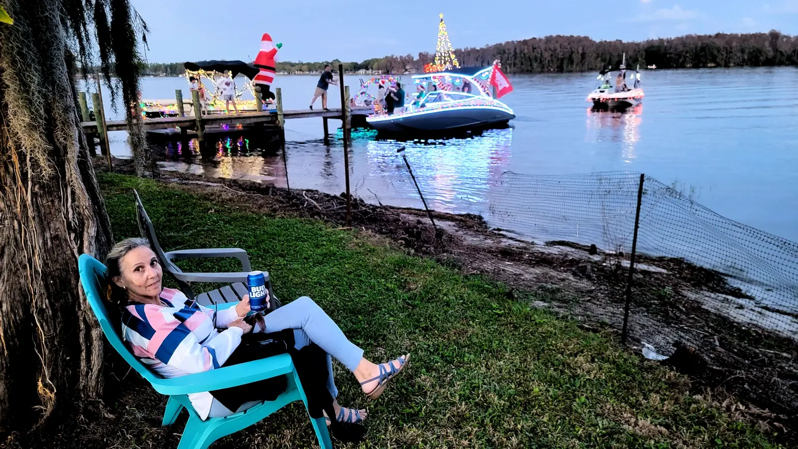 Christmas boat parade in Land O’ Lakes