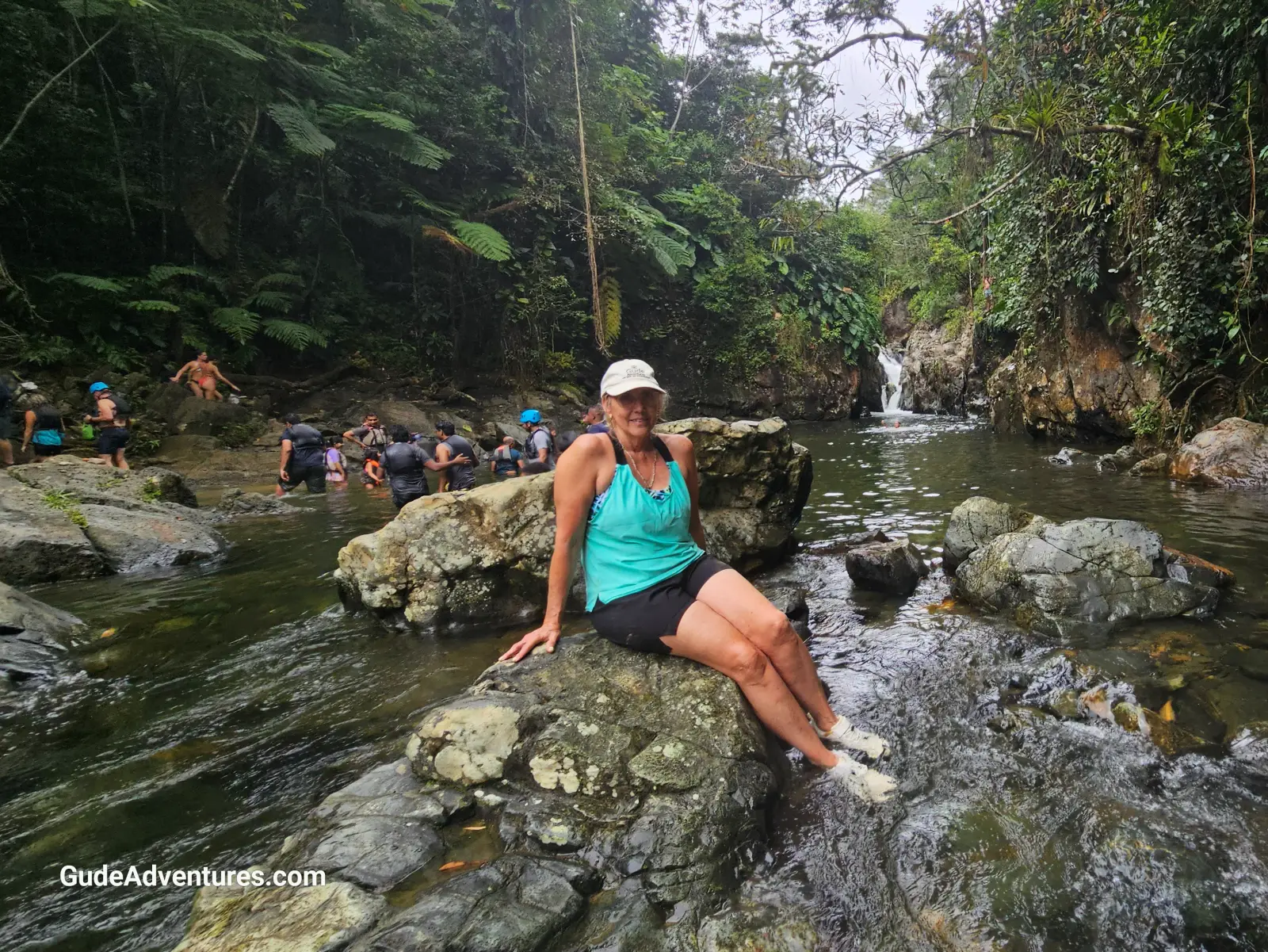 Swimming area at the waterfall