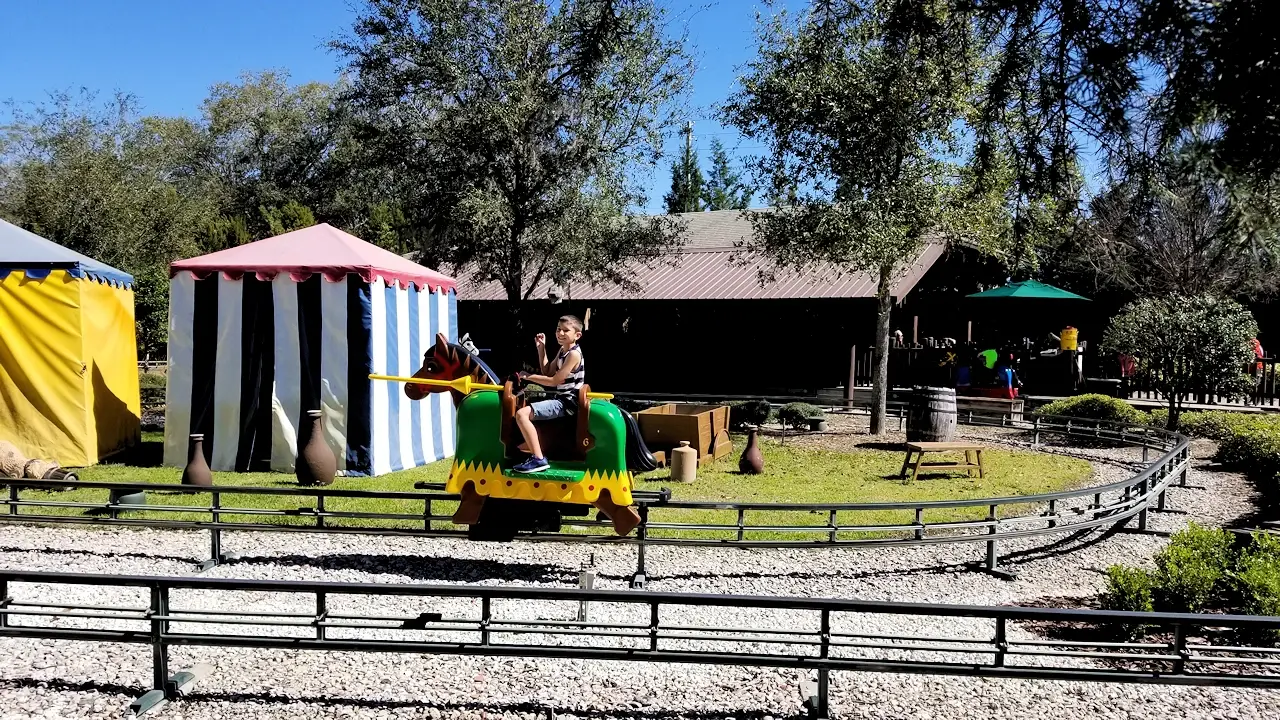 Jousting ride at Legoland