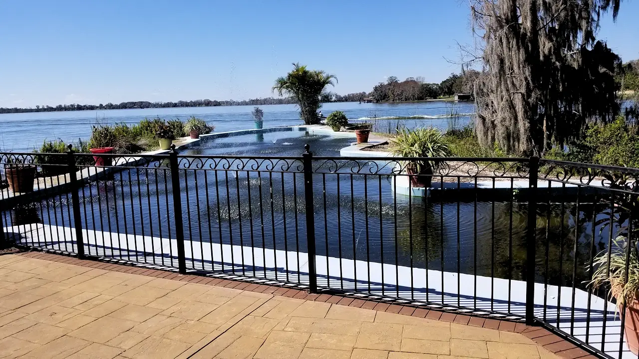 Cypress Gardens famous Florida shaped swimming pool