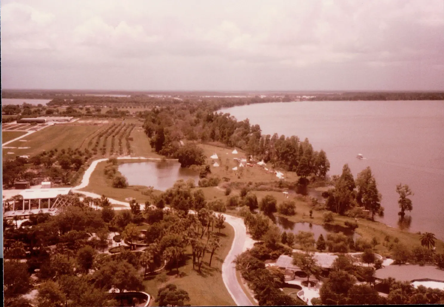 View of Cypress Gardens from the Island in the Sky ride