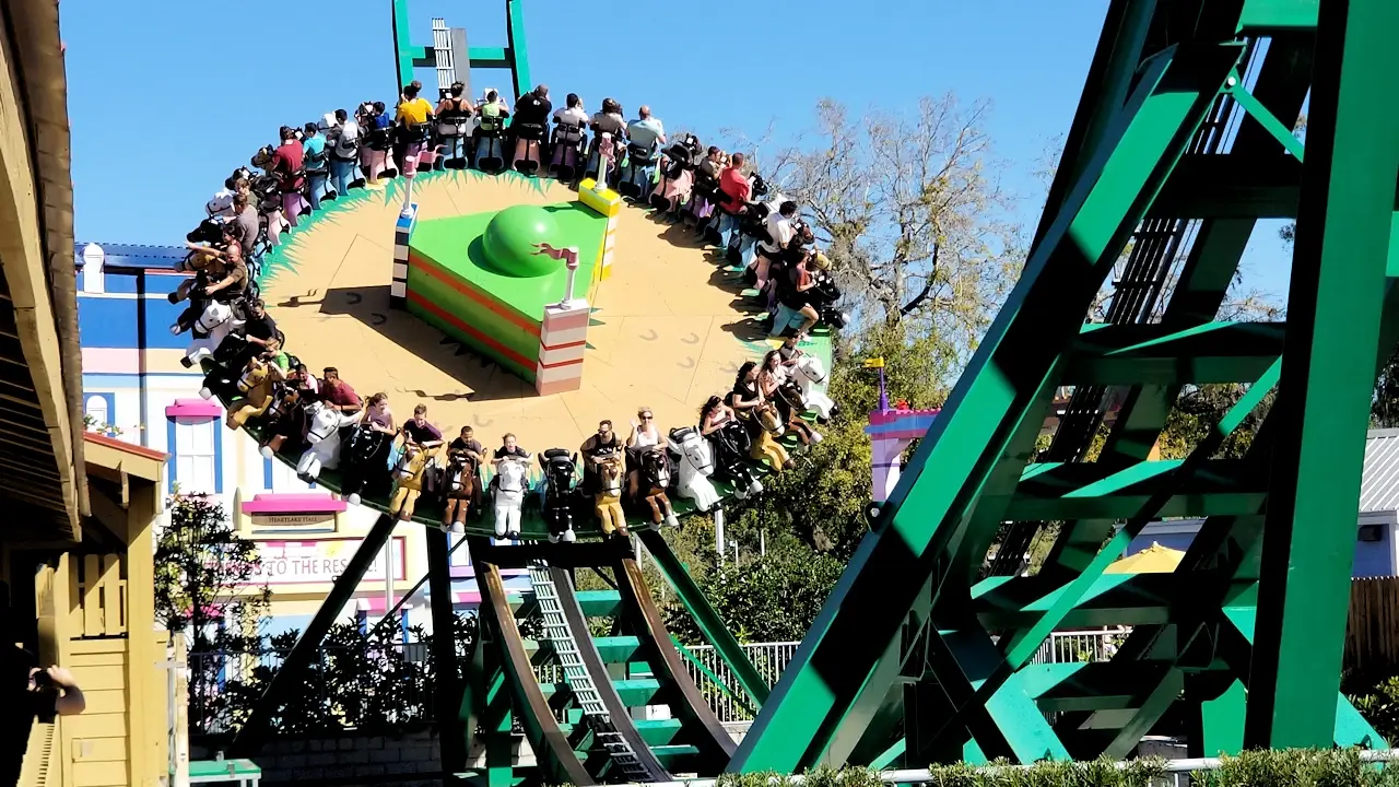 One of the rides in Legoland