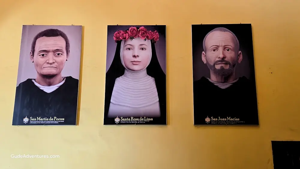 Three saints who lived at the Convent of Santo Domingo