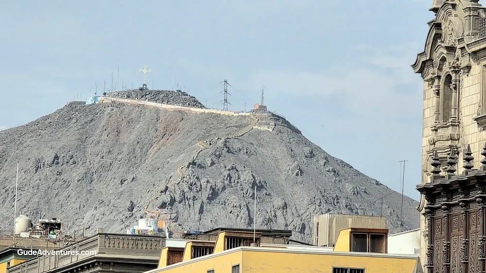 Hill overlooking the city of Lima