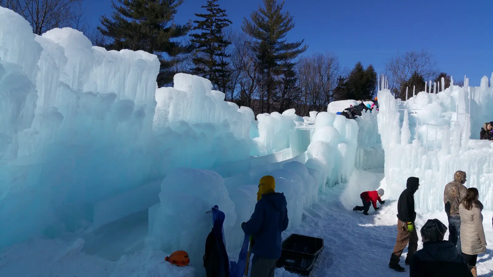The Ice Palace in Lincoln, New Hampshire