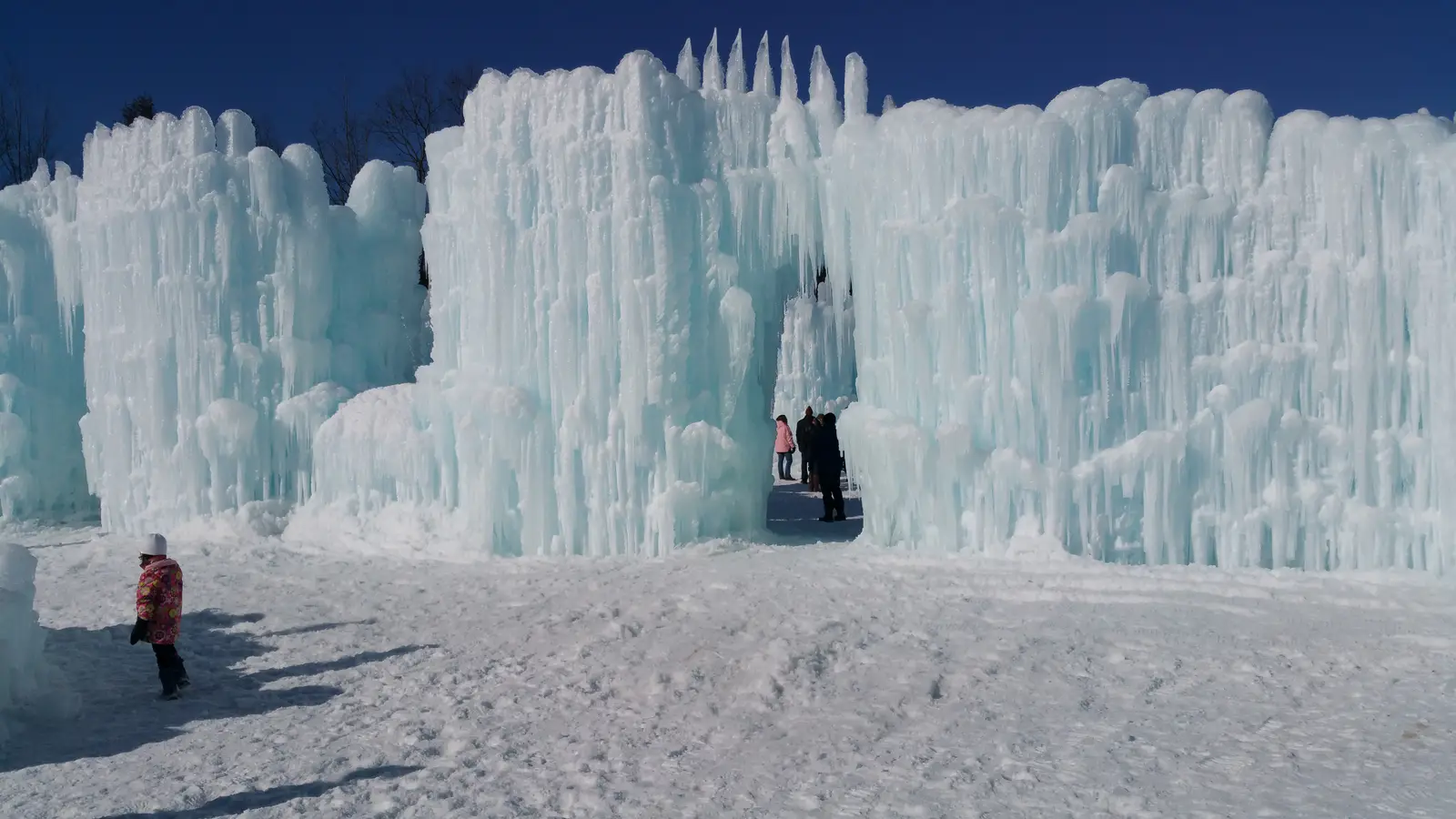 The Ice Palace in Lincoln, New Hampshire