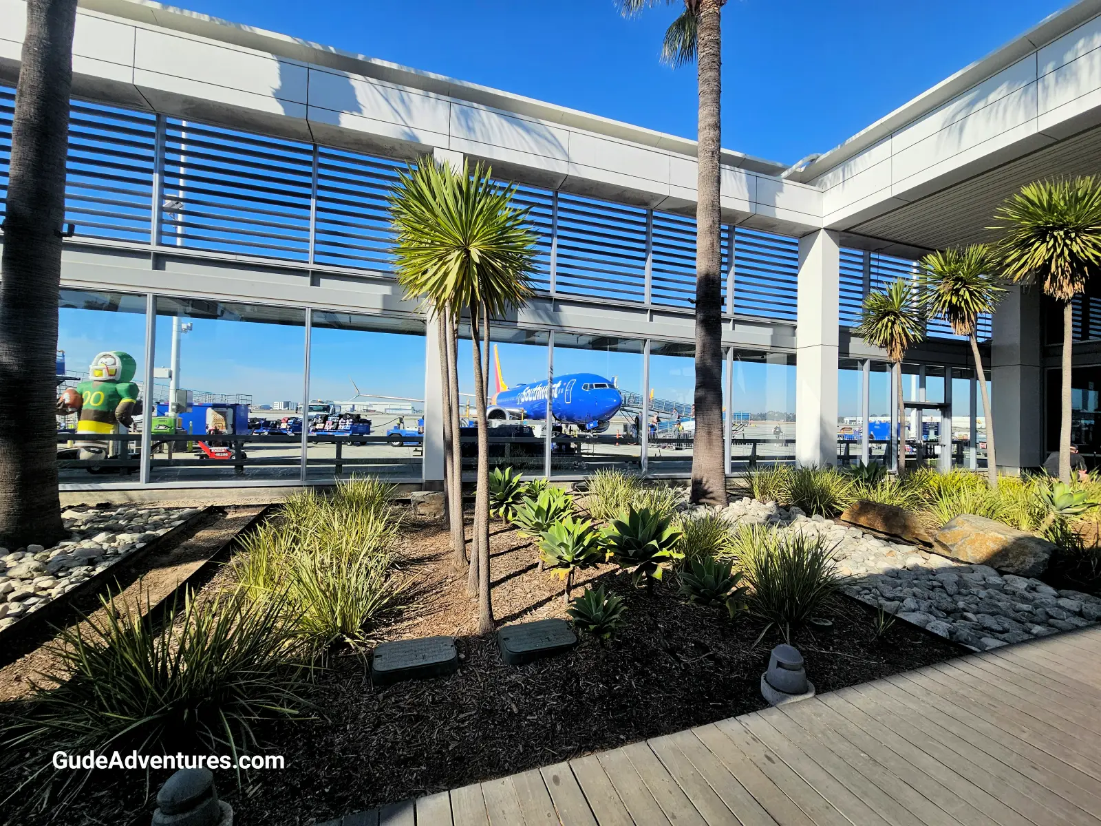 Inside the Long Beach Airport