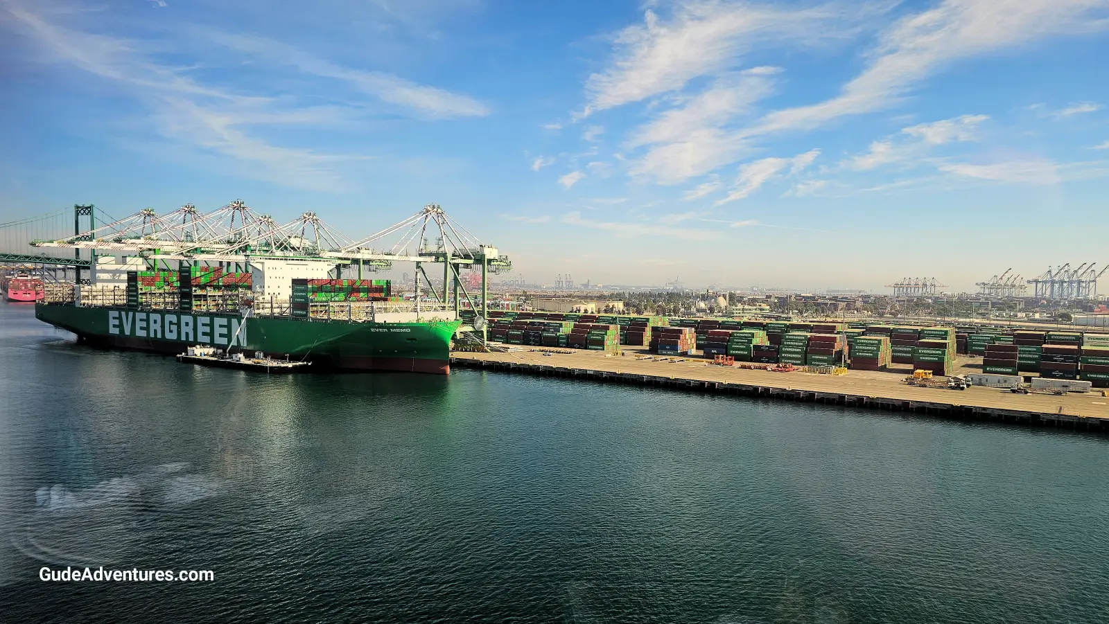Cargo ship at Terminal Island