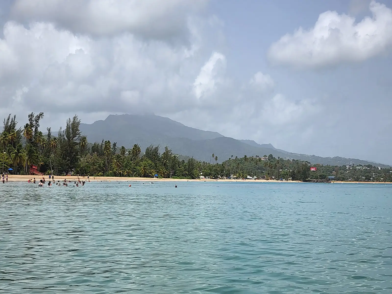 El Yunque from Luquillo beach