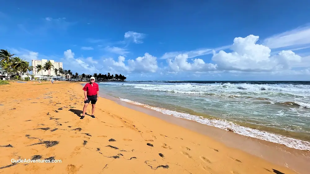La Pared beach in the town of Luquillo
