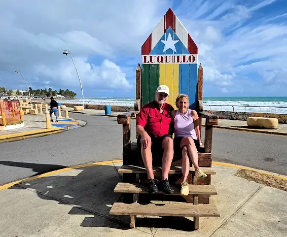 Chair near La Pared beach