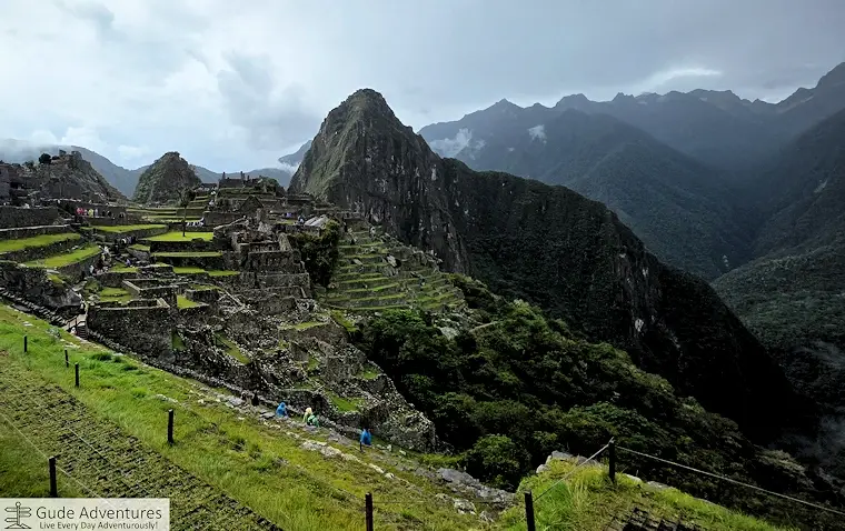 Machu Picchu from the terraces