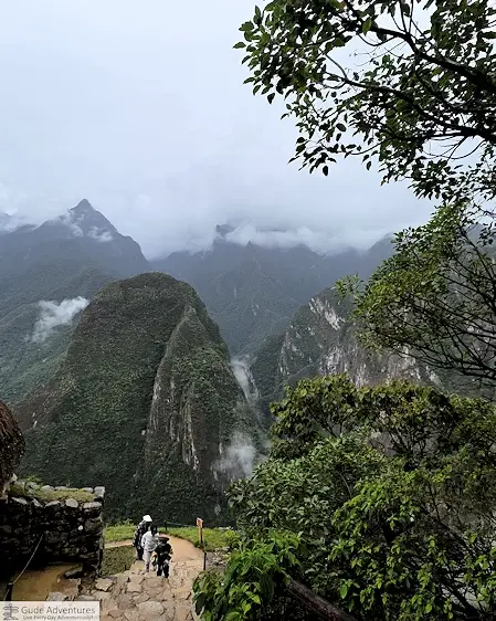 Trail into Machu Picchu