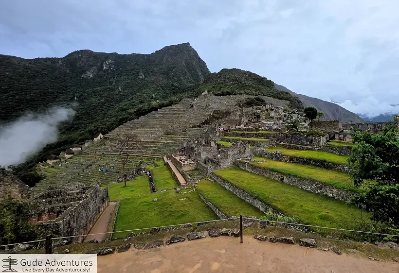 View of Machu Picchu from the south end