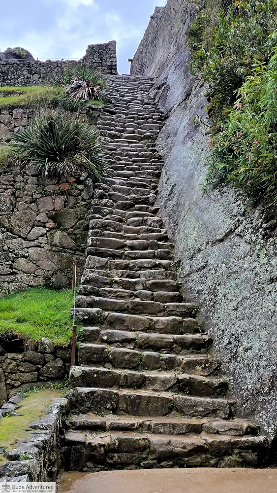 Stairway at Machu Picchu
