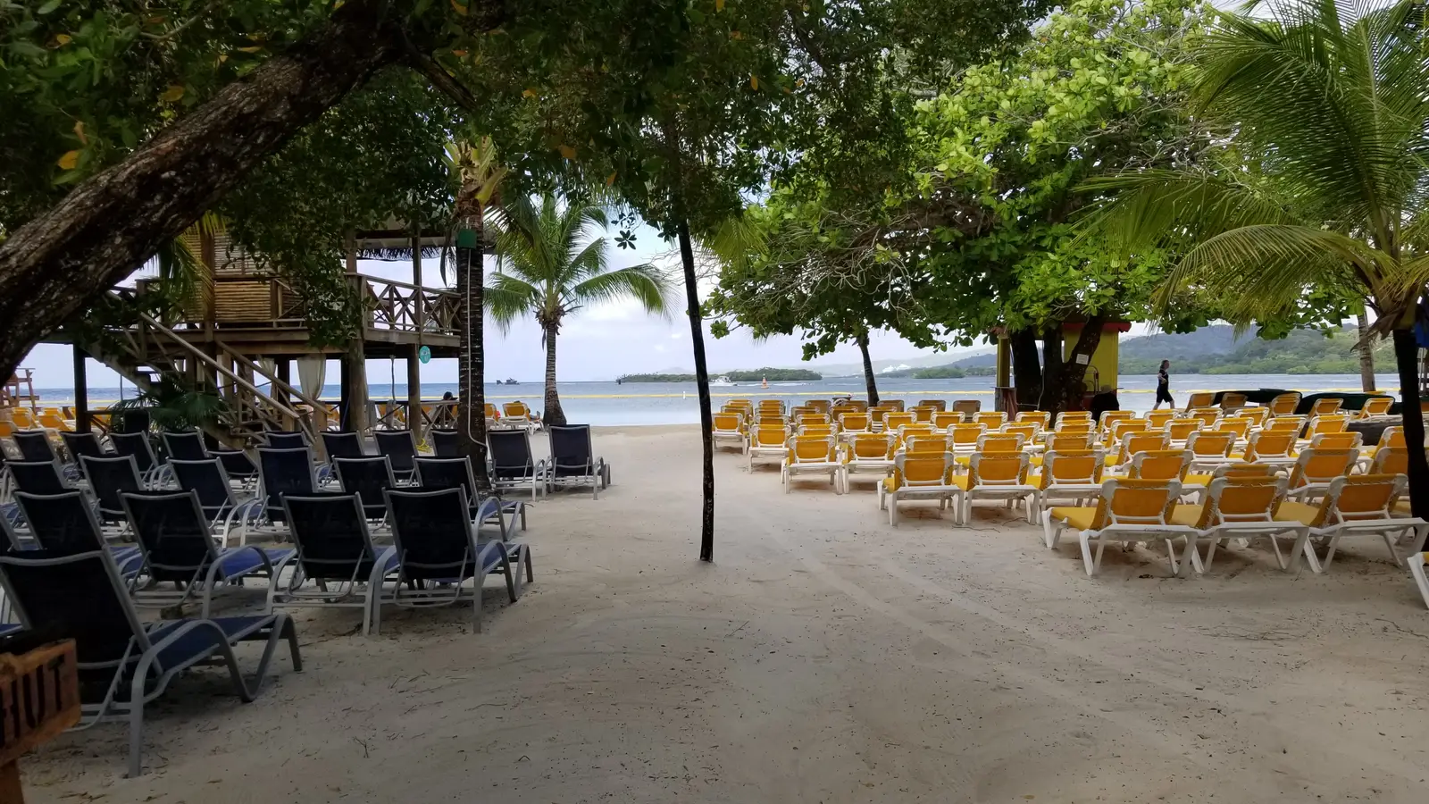 The beach at Mahogany Bay
