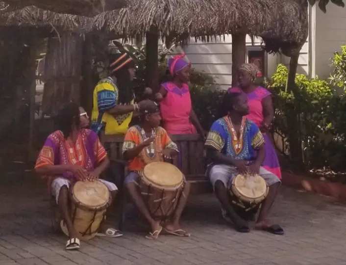 Entertainers at Mahogany Bay