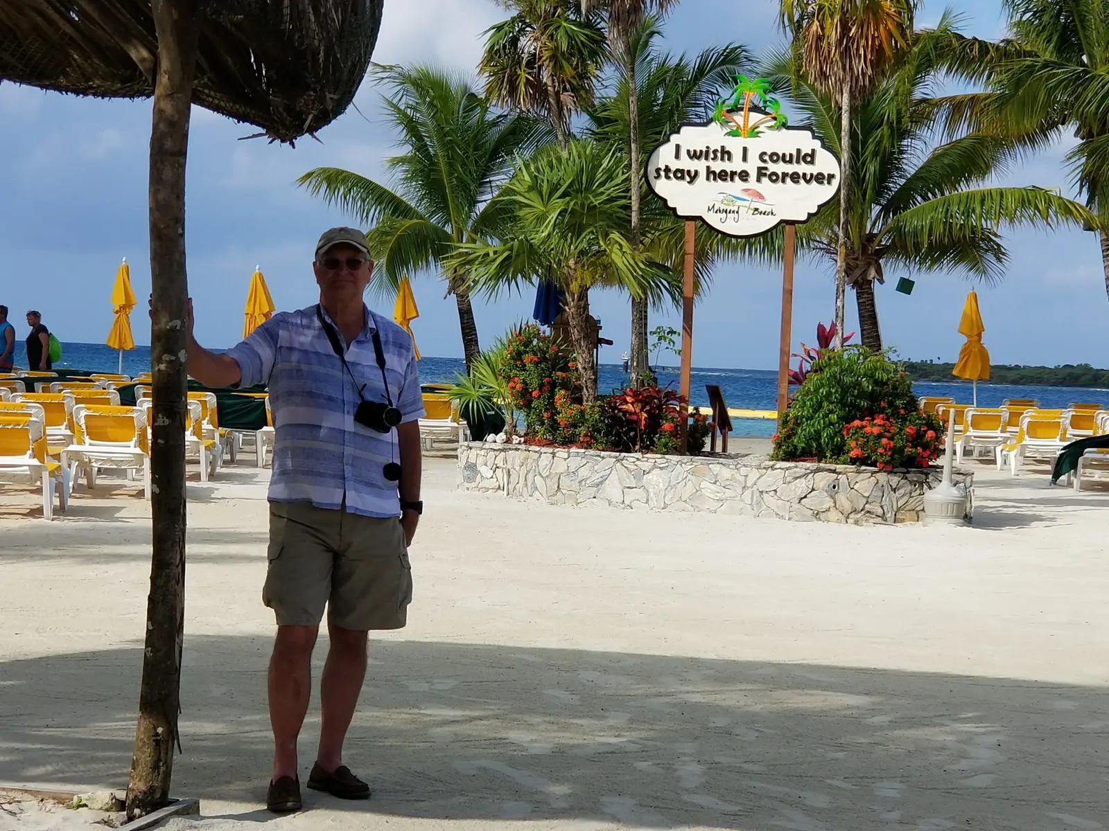 The beach at Mahogany Bay