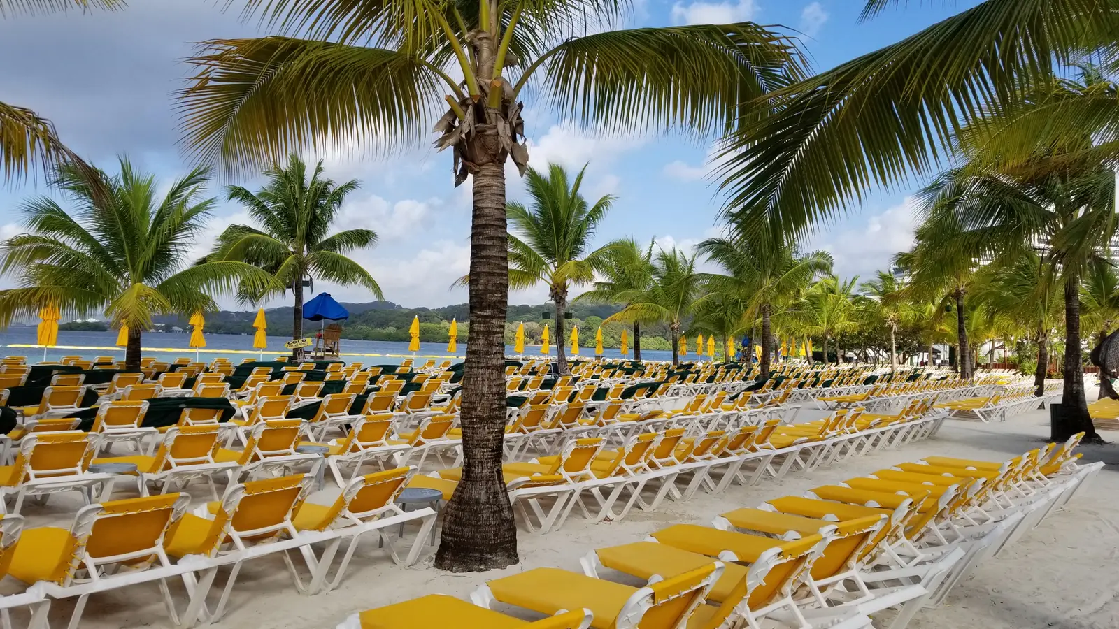 The beach at Mahogany Bay