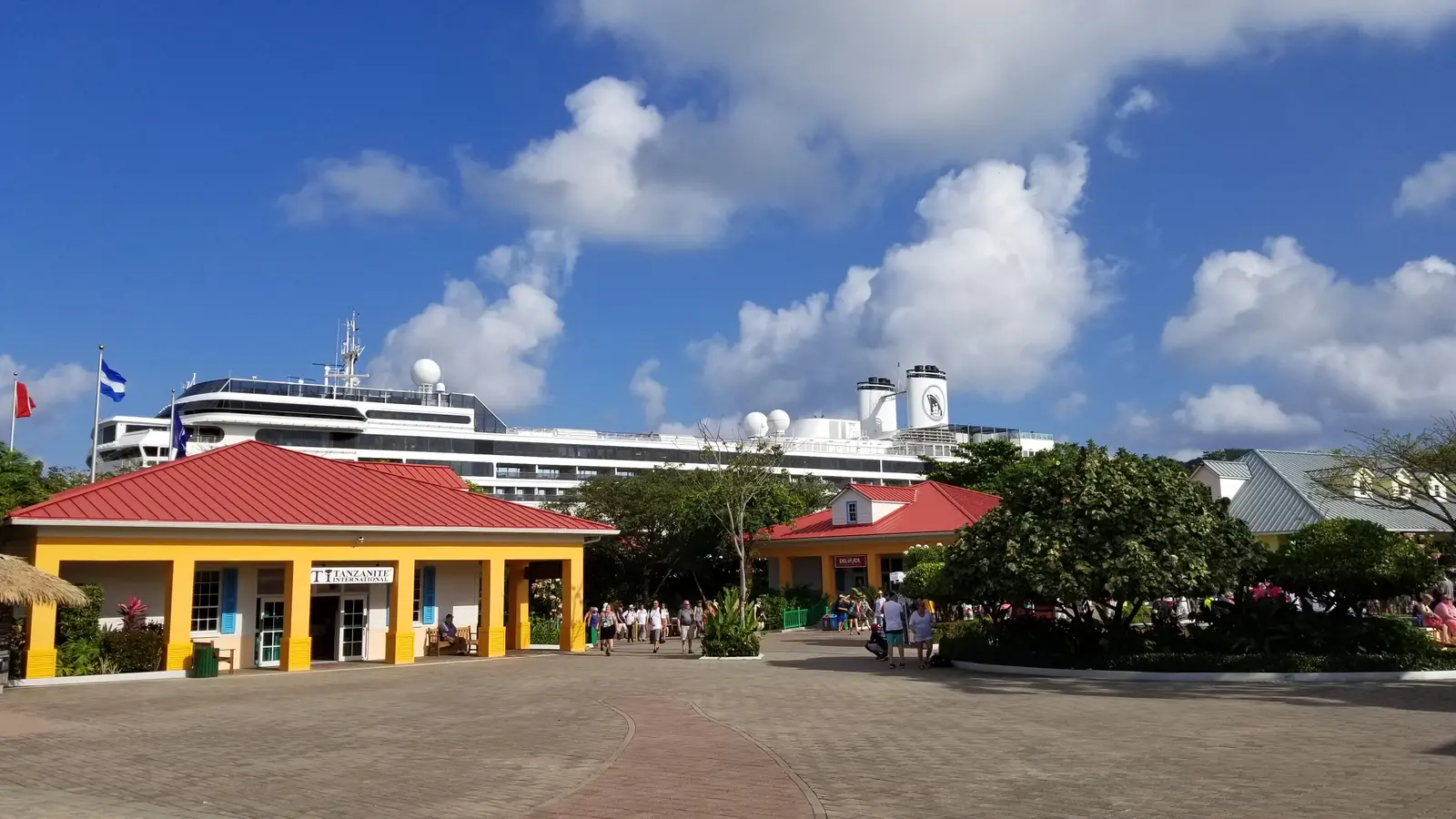 Shopping area at Mahogany Bay.
