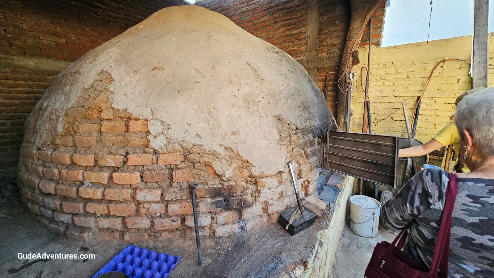Artisan outdoor wood fired oven for baking