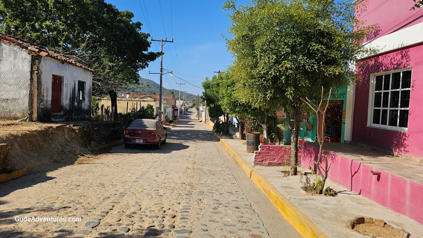 Cobblestone street in Malpica