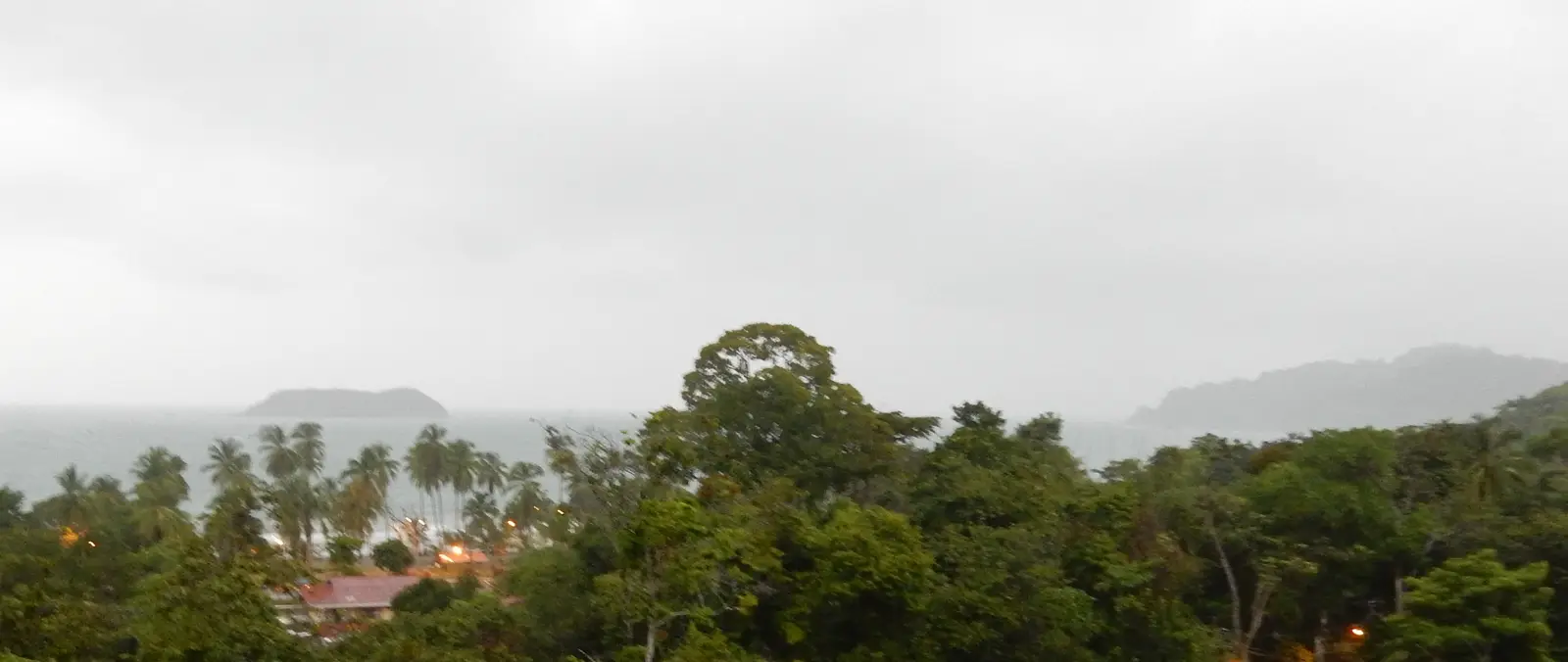 View from the rooftop of Hotel San Bada to the Pacific Ocean
