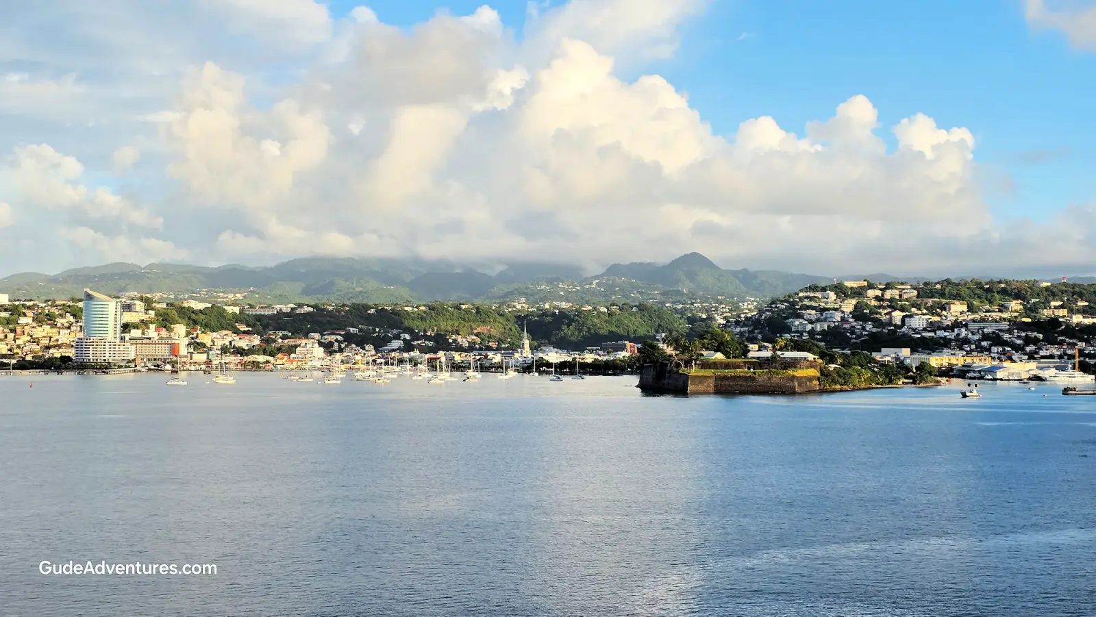 The Fort-de-France harbor in Martinique