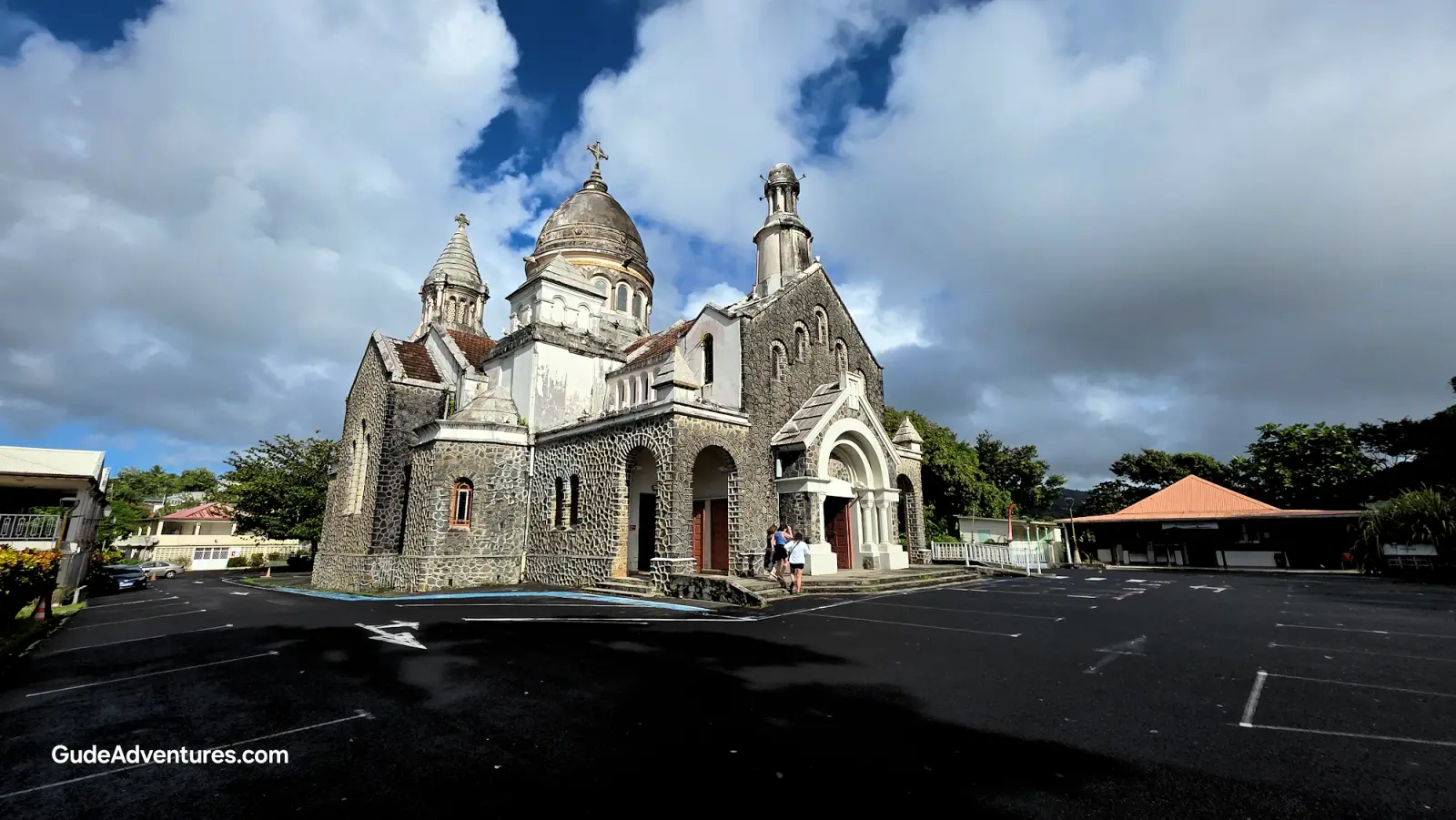 Sanctuaire dioceain du Sacre-Coeur overlooking Fort-de-France in Martinique