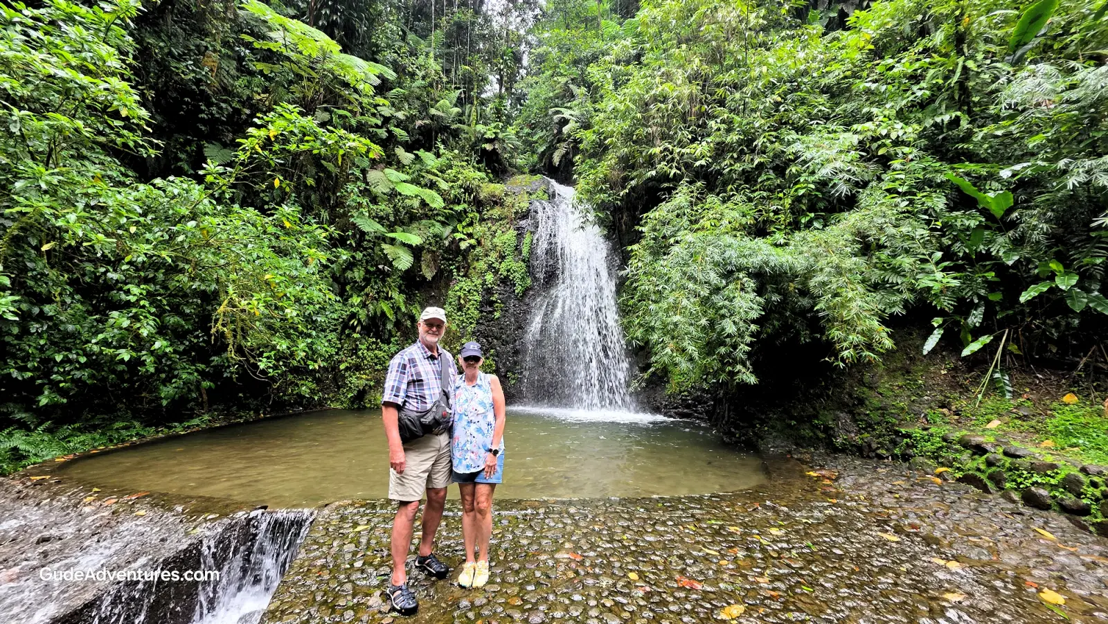 Cascade Absalon in the rainforest