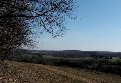 View of the battlefield from the Worthington House